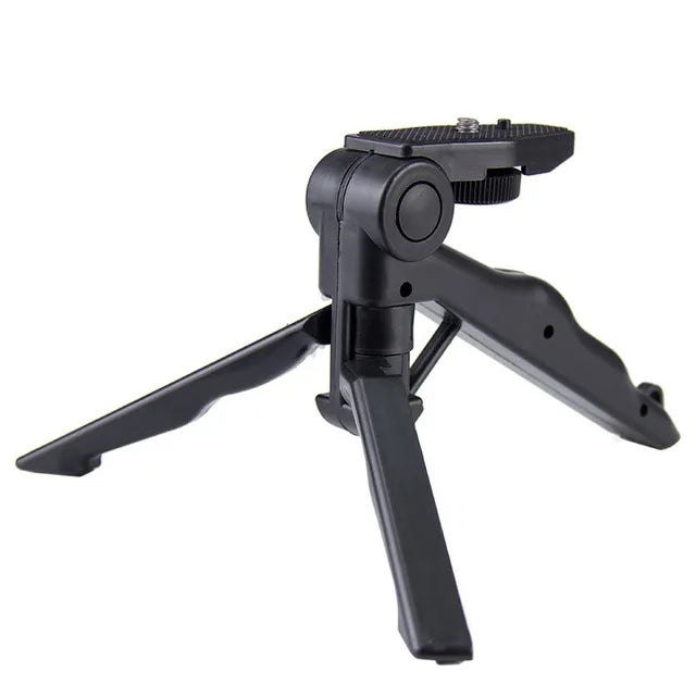 Handheld Stabiliser Phone Tripod Holder Selfie Stick Handle Holder Stand Camera Mini Tripod Macro