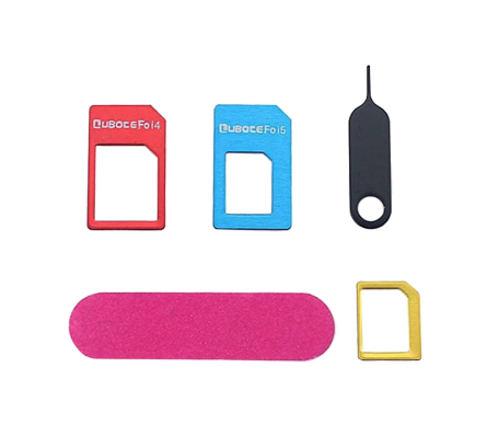 5-in-1 Nano SIM Card Adapter Micro Regular Standard