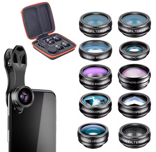 10-in-1 Universal Phone Lens Kit