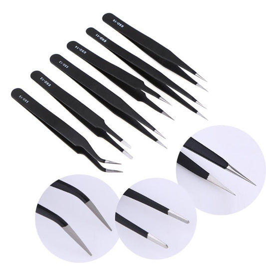 6-Piece Tweezers Maintenance Repair Tool