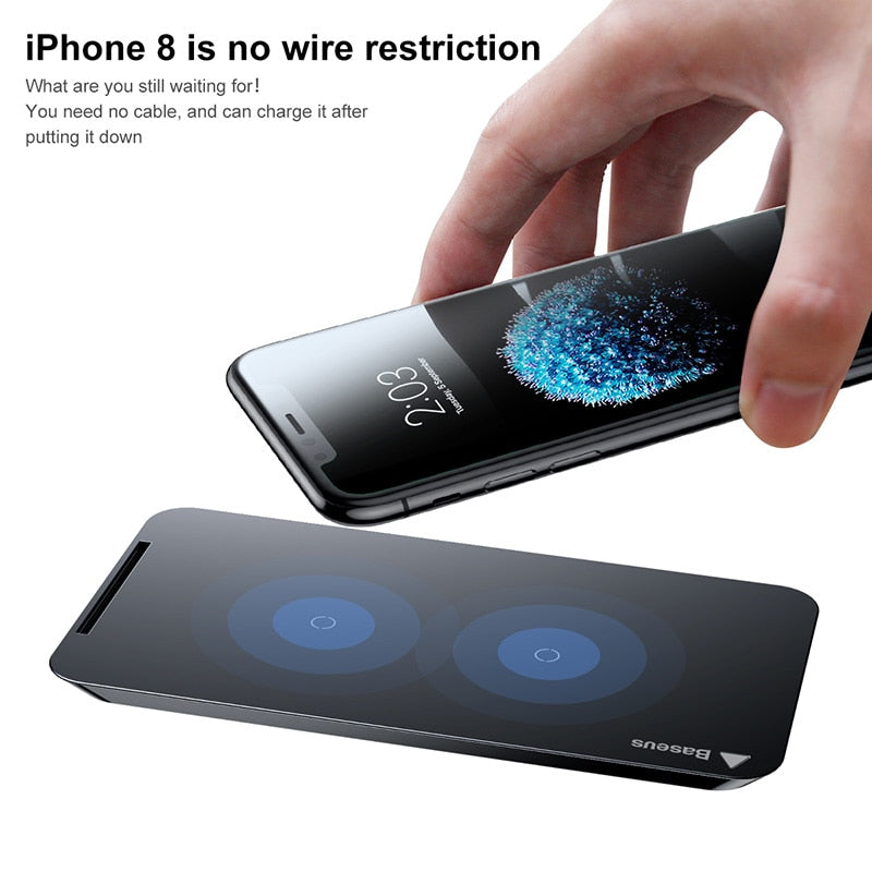 Qi Fast Quick Wireless Charger for Mobile Phone