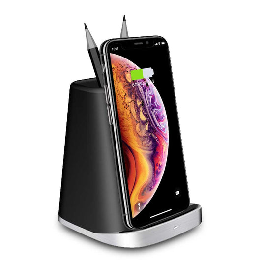 2-in-1 Wireless Charging Dock Station iPhone Holder