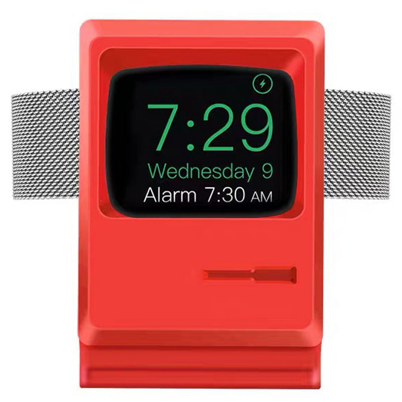 Retro Silicone Charger Stand for Apple Watch