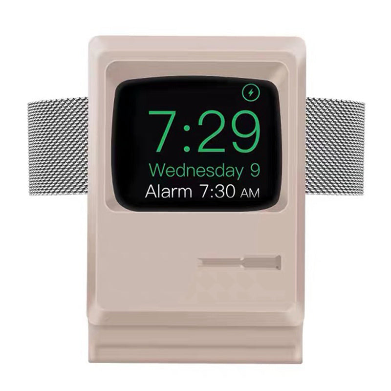 Retro Silicone Charger Stand for Apple Watch