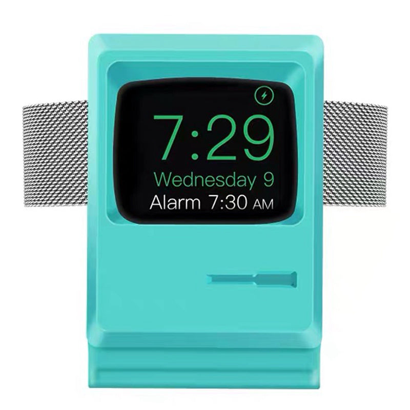 Retro Silicone Charger Stand for Apple Watch