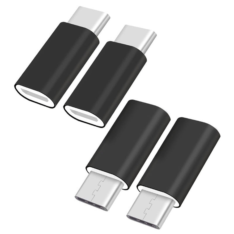 10-Piece USB Adapter USB Type C to Micro USB OTG Cable Type-C Converter Connector for