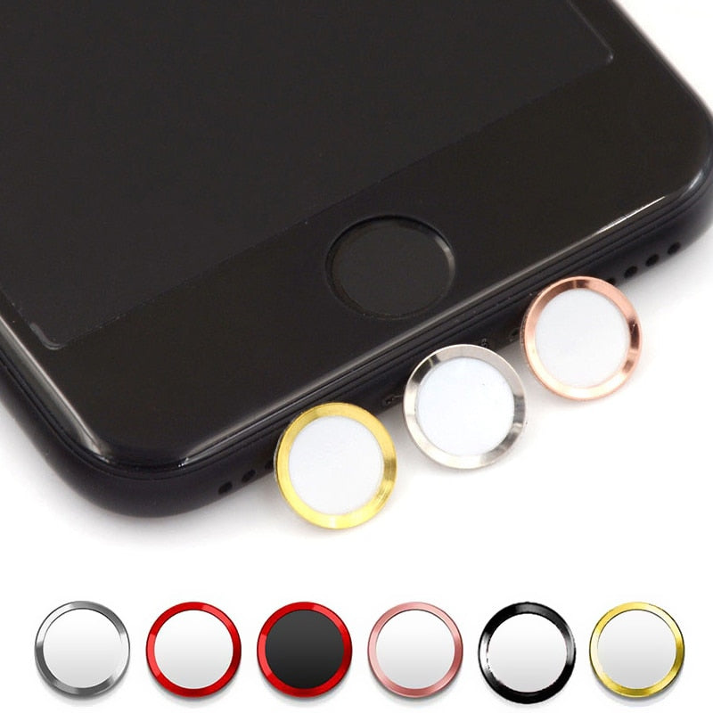 Support Fingerprint Unlock Touch Key ID Home Button Sticker