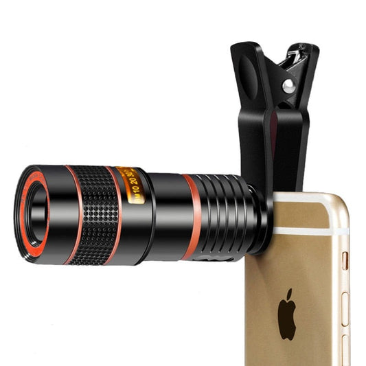 Universal 8x 12x Zoom Clip Lens for Cellphone