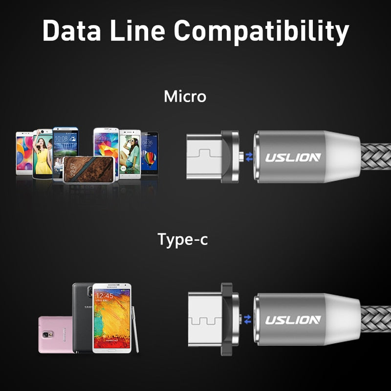 Type-C LED Magnetic USB Cable