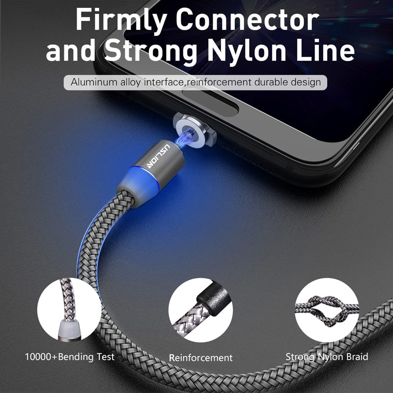 Type-C LED Magnetic USB Cable