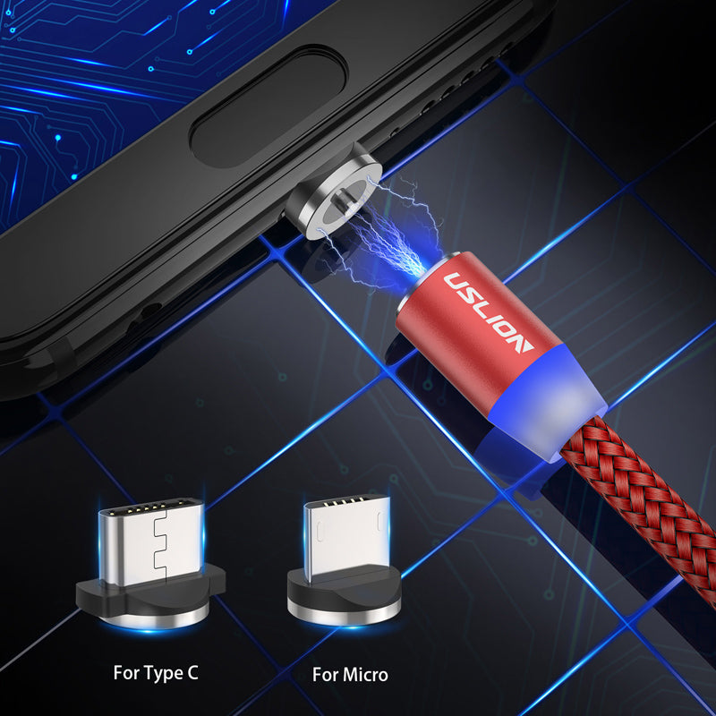 Type-C LED Magnetic USB Cable