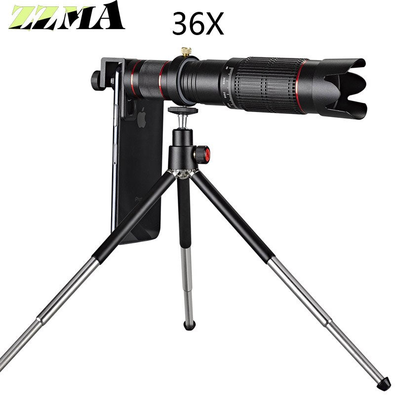 Universal 4K 36X Zoom Telescope Lens for Mobile Phones