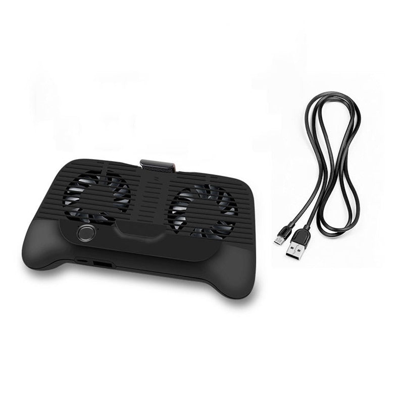 Universal Gamepad Holder Mobile Phone Cooler Cooling Fan With 2000 mAh Power Bank Radiator Mute