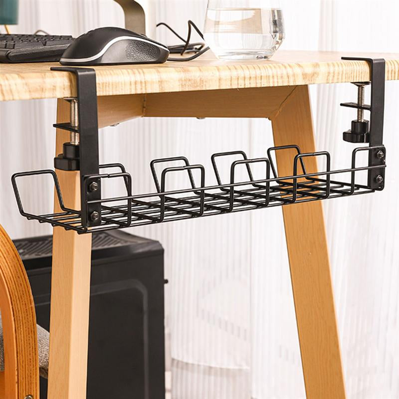 Under Table Wire Basket Shelf Storage