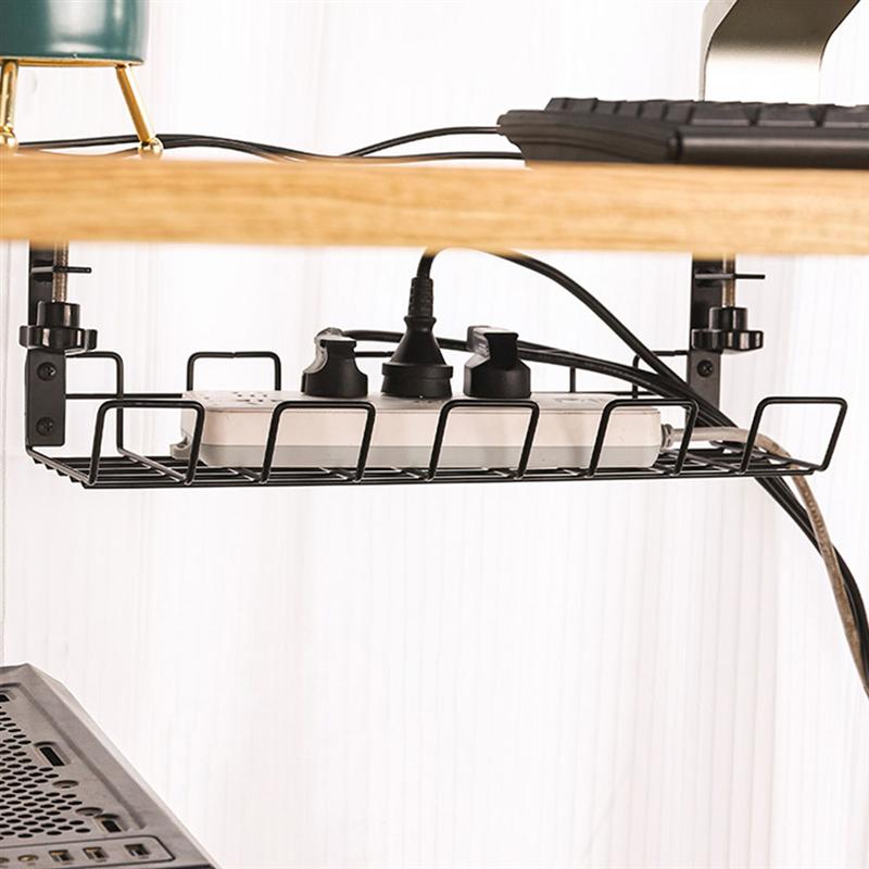 Under Table Wire Basket Shelf Storage